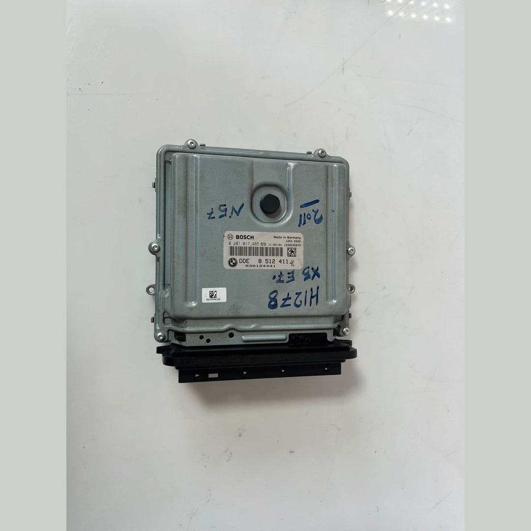 2011 BMW X5 E70 N57D Engine Control Unit ECU SET DDE + CAS3 AG + 1KEY 8512411