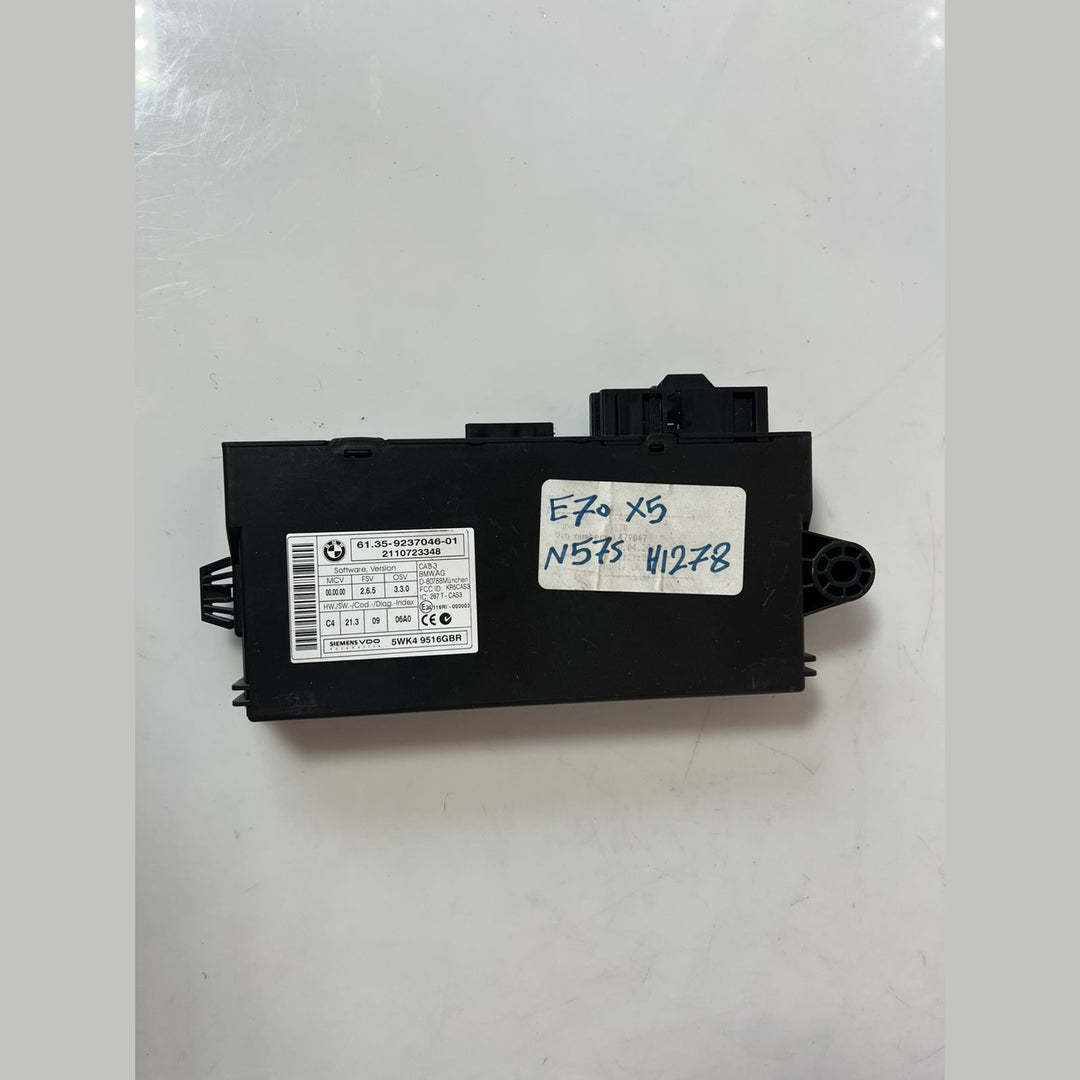 2011 BMW X5 E70 N57D Engine Control Unit ECU SET DDE + CAS3 AG + 1KEY 8512411