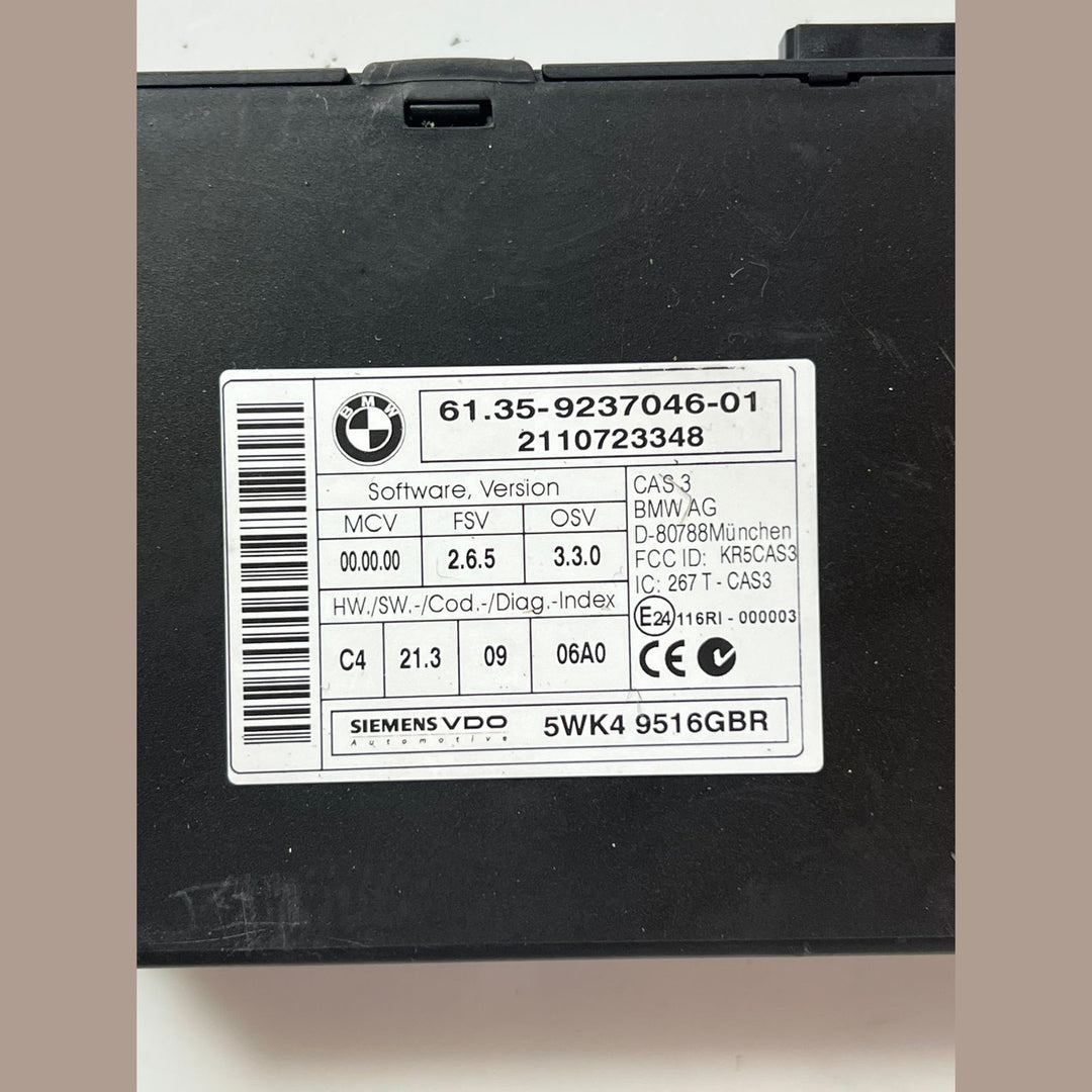 2011 BMW X5 E70 N57D Engine Control Unit ECU SET DDE + CAS3 AG + 1KEY 8512411