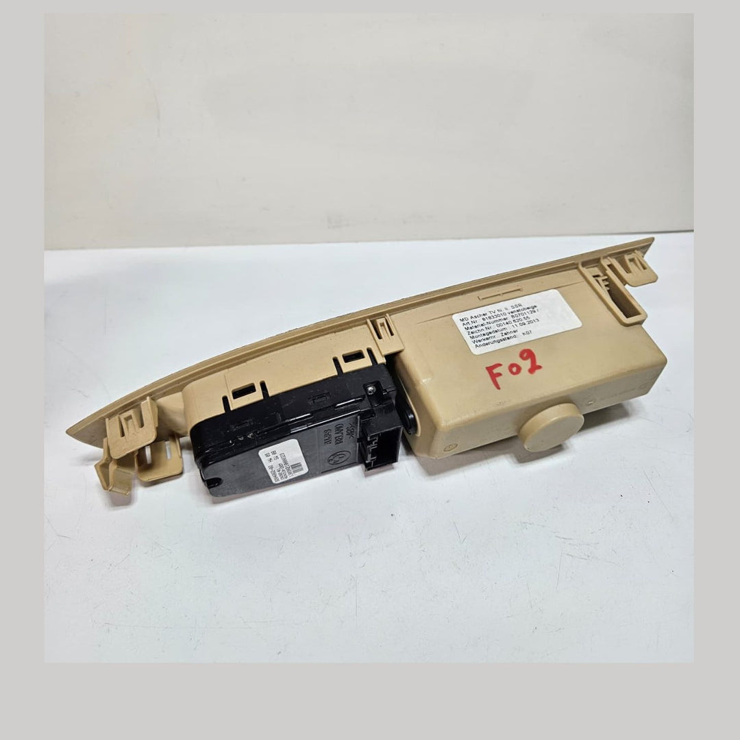 2010-2019 BMW 7 Series F01 F02 F03 F04 740i Rear Window Lifter Switch 9204862 USED