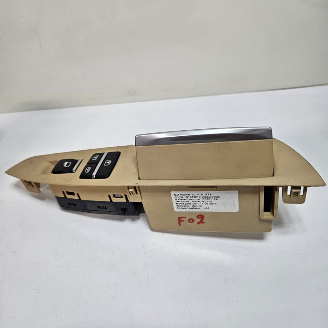 2010-2019 BMW 7 Series F01 F02 F03 F04 740i Rear Window Lifter Switch 9204862 USED