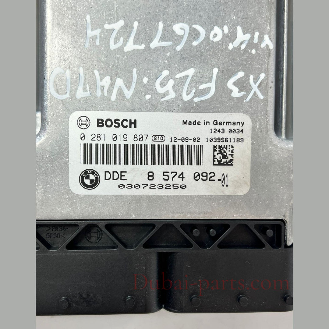 BMW X3 F25 / F10 N47 Engine ECU Set DDE + CAS  (8574092) – OEM