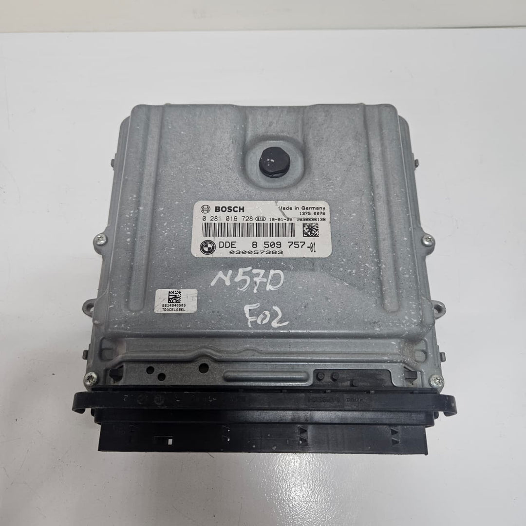 BMW 5 7 Series F07 F10 F01 F02 Engine Control Unit N57 D30A Diesel 8509757 OEM