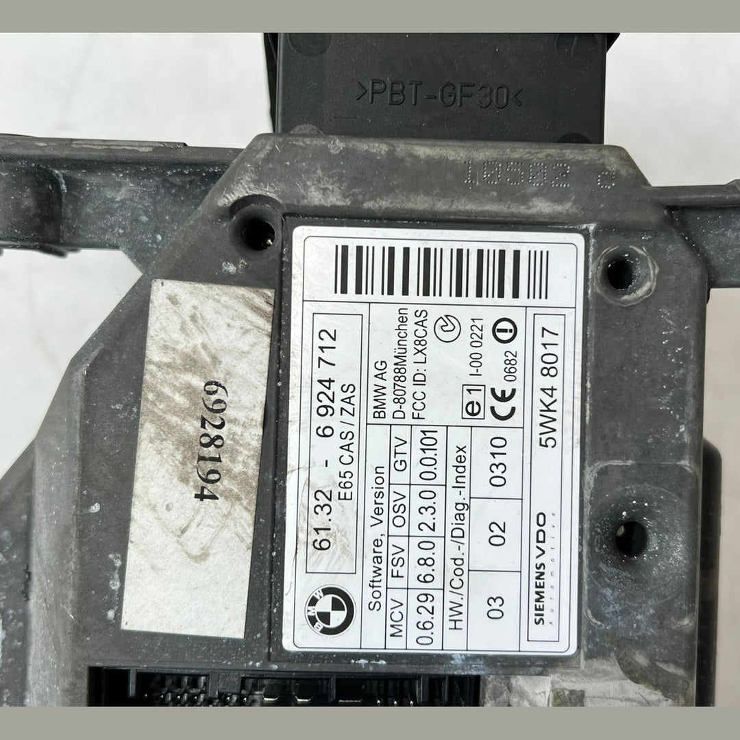 BMW E65 745i ECU Engine Control Module Set DME 7523523 OEM 2002–2003 Complete Kit