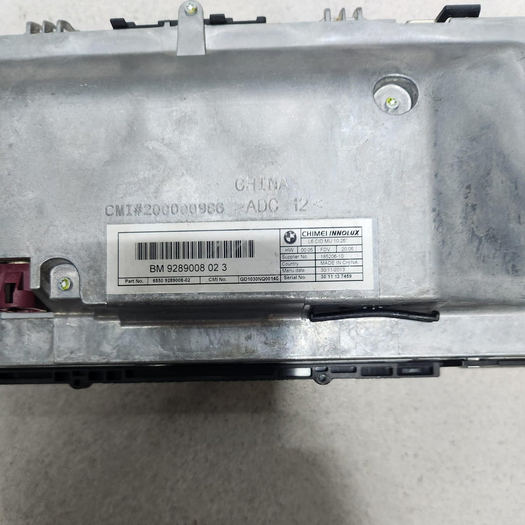 BMW F10 535i 550i M5 LCD Navigation Display Screen 9289008