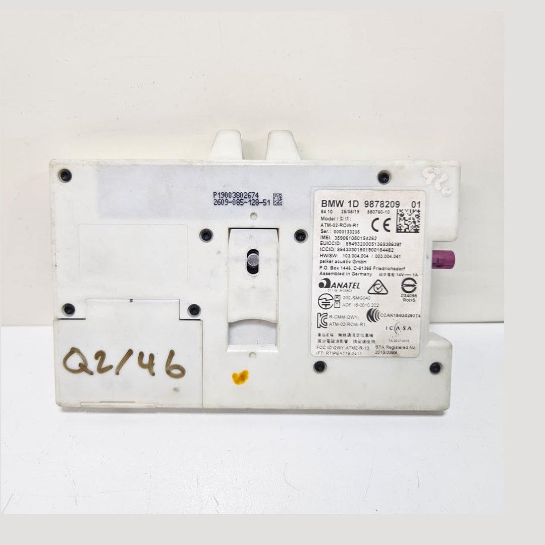 2020 BMW 3 Series G20 G21 330i GPS Antenna Module 9878209