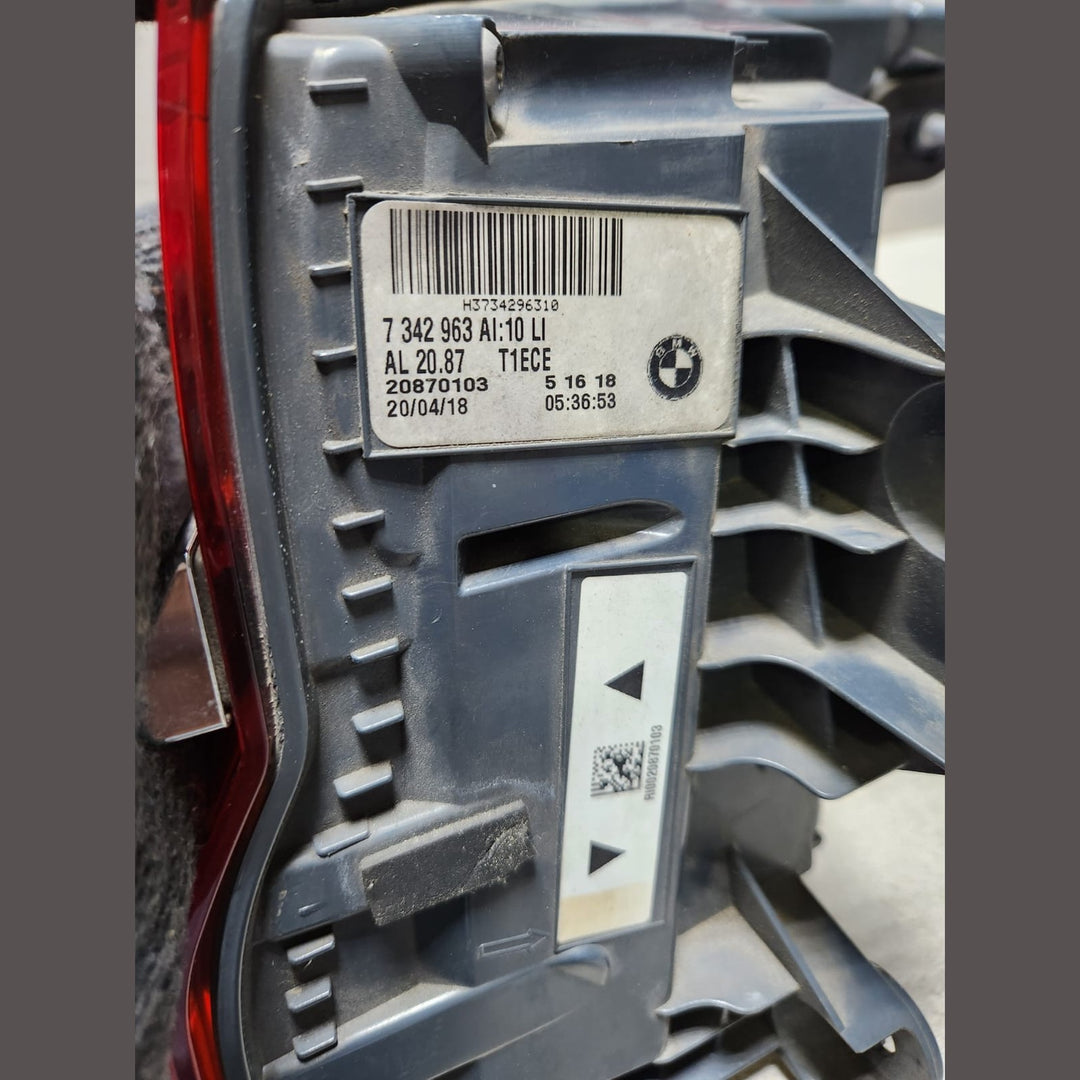 BMW 2016-2018 7-Series G11 G12 Taillight Left Side 7342963 USED