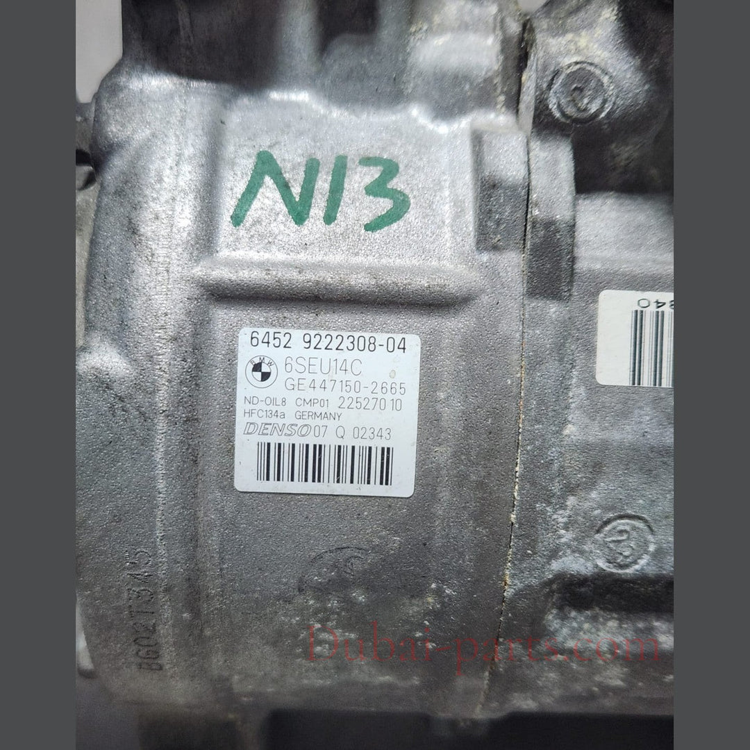 BMW Air Conditioning Compressor 9222308 1-Series F20 F21 3-Series F30 F31