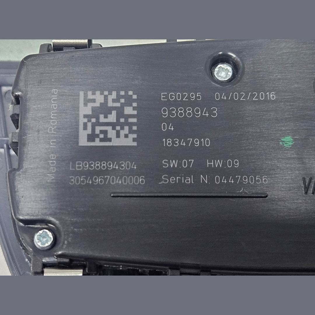 2015 BMW G11 740i RHD Head Light Switch 9388943 OEM Used