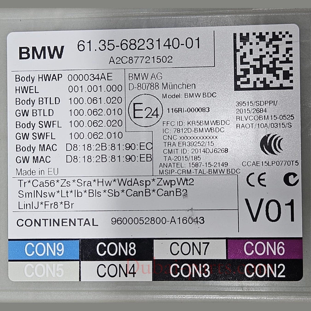 2014-2019 BMW G11 740i B58 RHD Engine Control Module Unit DME ECU Set 8672006 OEM Used