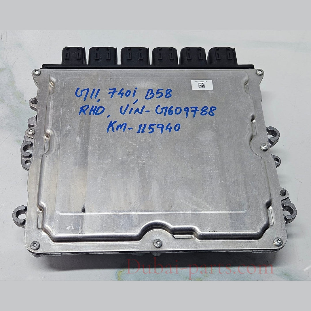2014-2019 BMW G11 740i B58 RHD Engine Control Module Unit DME ECU Set 8672006 OEM Used