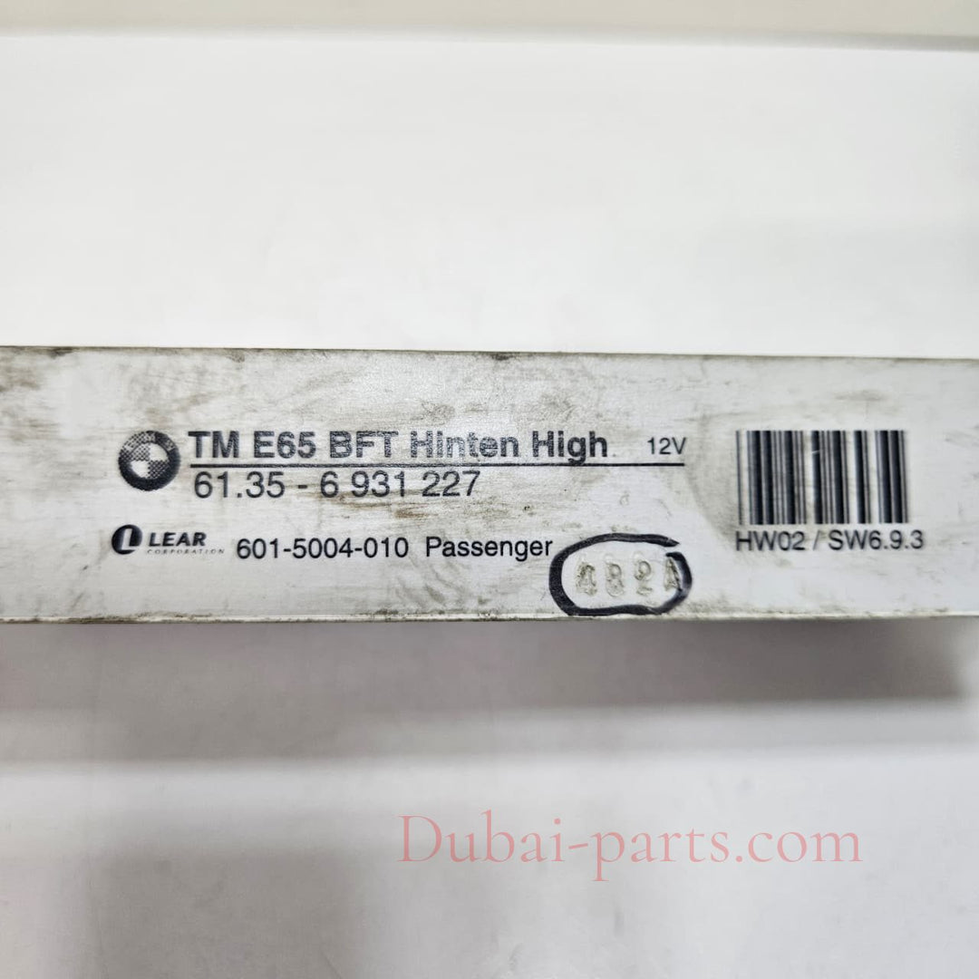 OEM BMW 7 Series E65 E66 Door Control Unit Rear Passenger Side 6931227