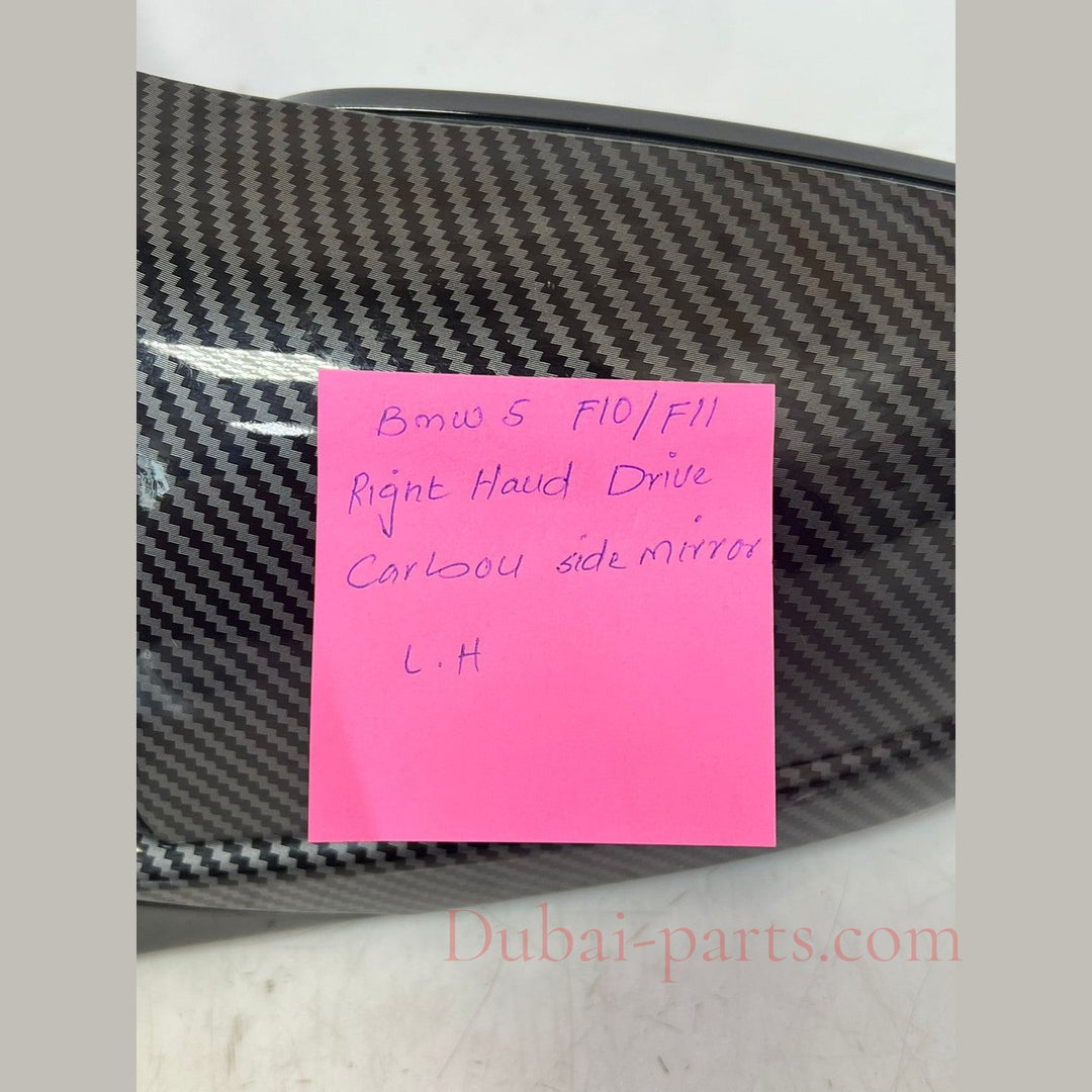 BMW 5 Series F10 F11 Left Side Carbon Mirror RHD – OEM