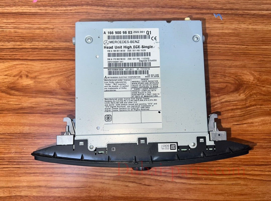 Mercedes-Benz ML-Class Navigation Radio A1669009803 ML W166 and GL X166
