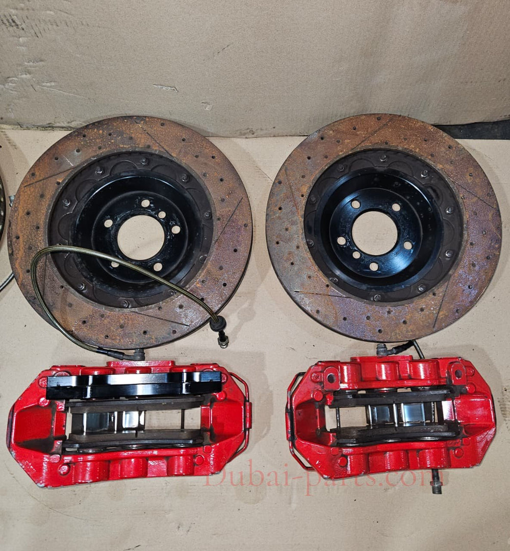 08-14 Mercedes W204 W212 Front & Rear Left & Right Brembo Brake Calipers & Discs