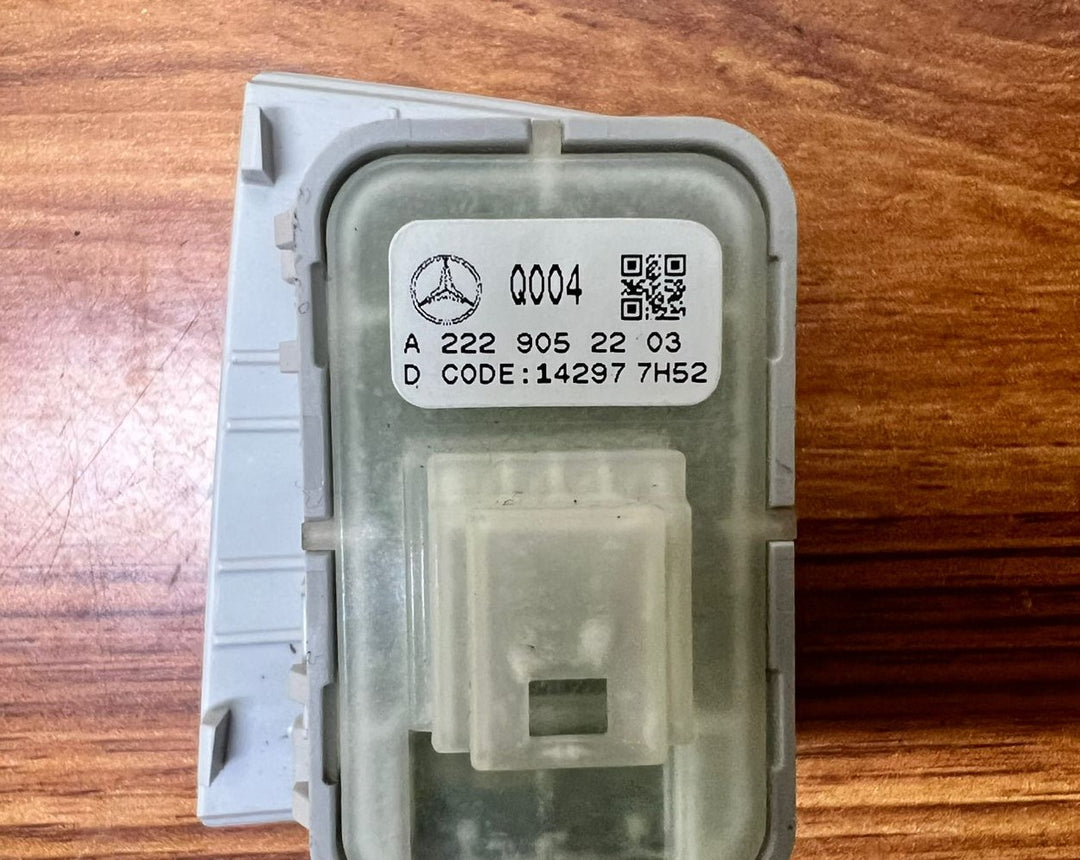 Mercedes-Benz Power Window Switch Rear Right A2229052203 W222 S-Class OEM