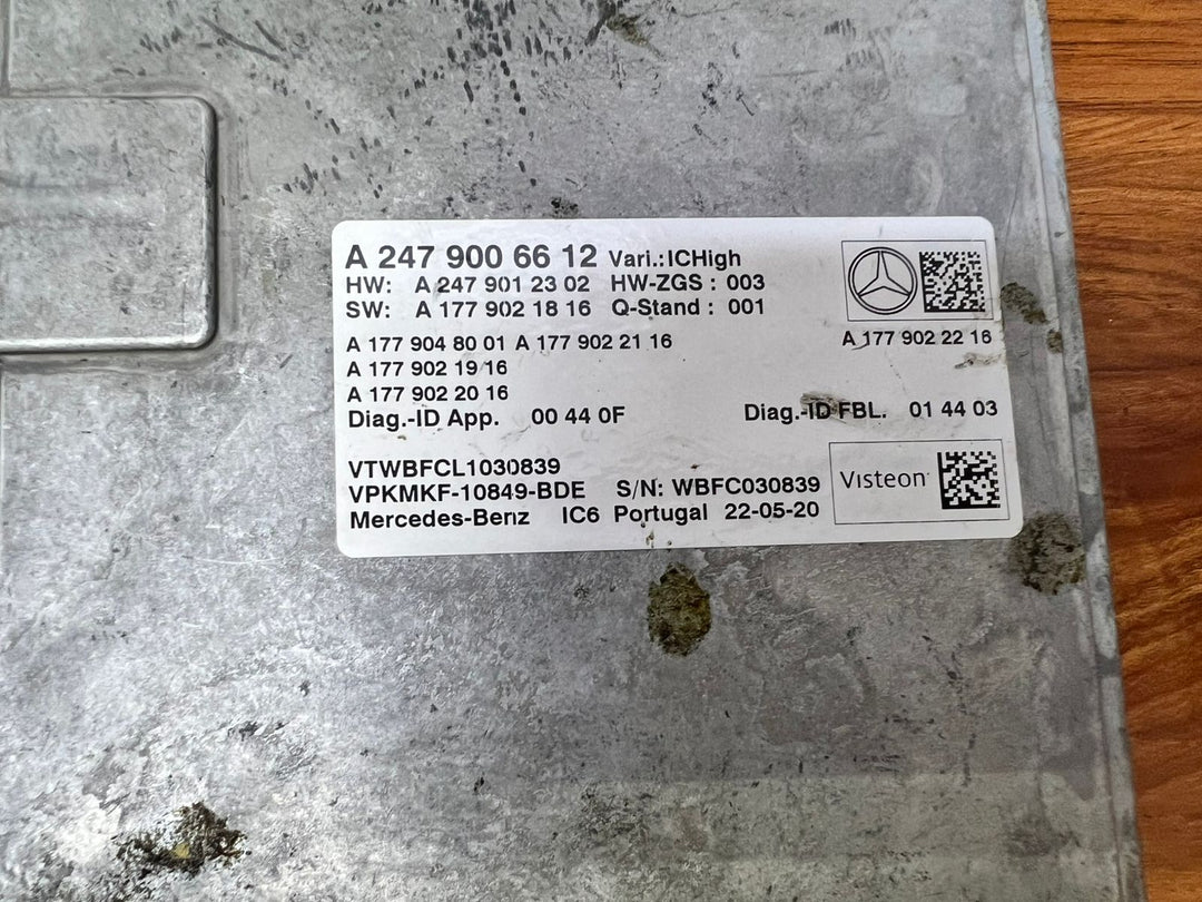 2020-2025 Mercedes-Benz CLA250 Instrument Cluster Control Module A2479006612 OEM