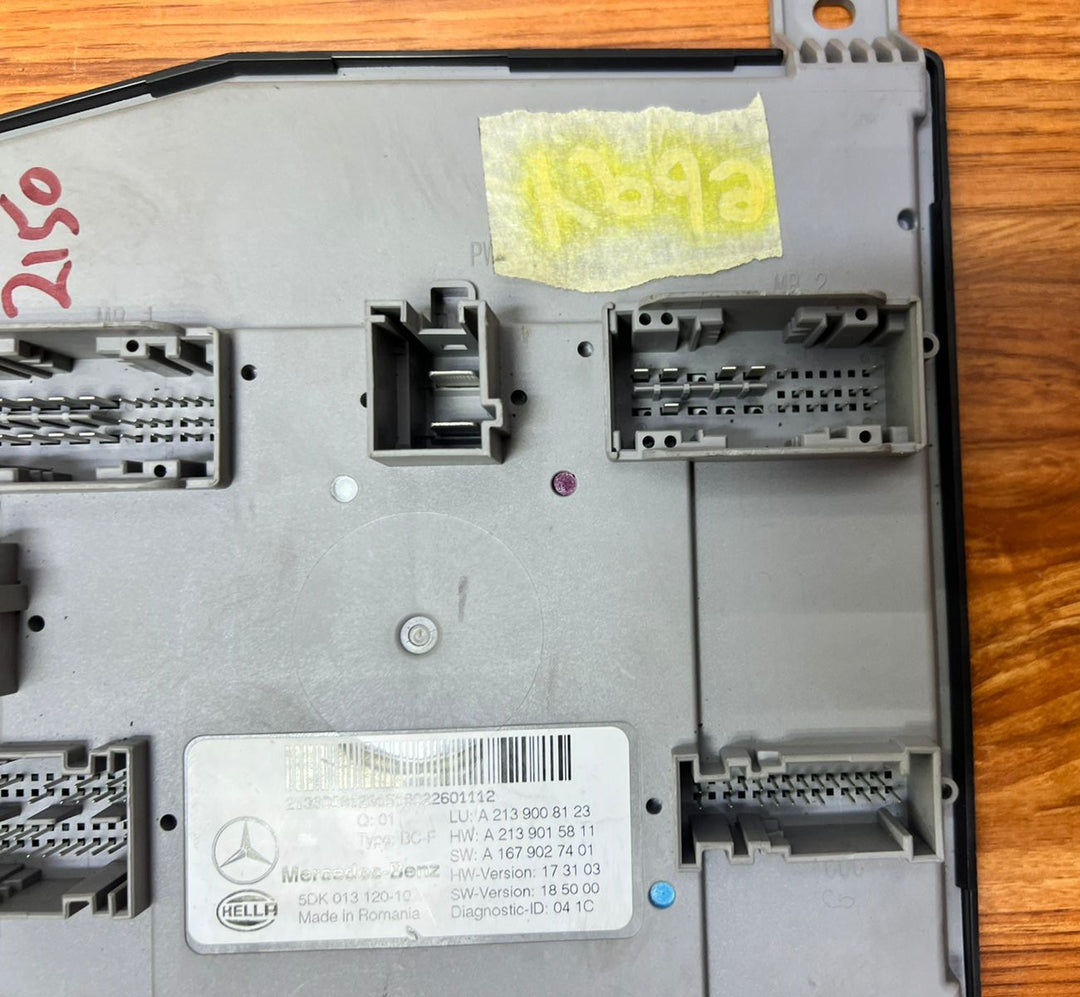2017-2020 Mercedes-Benz AMG GT SAM Control Unit A2139008123 E-Class W213 OEM