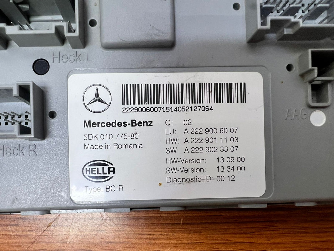Mercedes-Benz C-Class SAM Body Control Module A2229006007 W205 W222 S-Class OEM