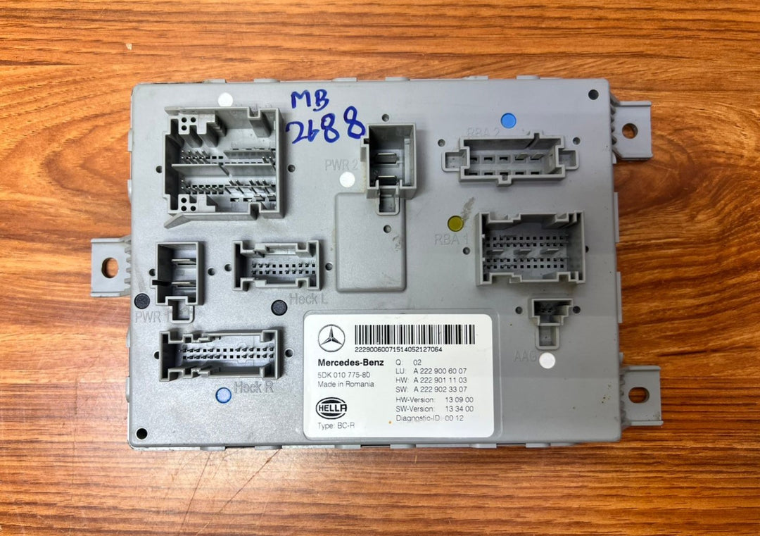 Mercedes-Benz C-Class SAM Body Control Module A2229006007 W205 W222 S-Class OEM
