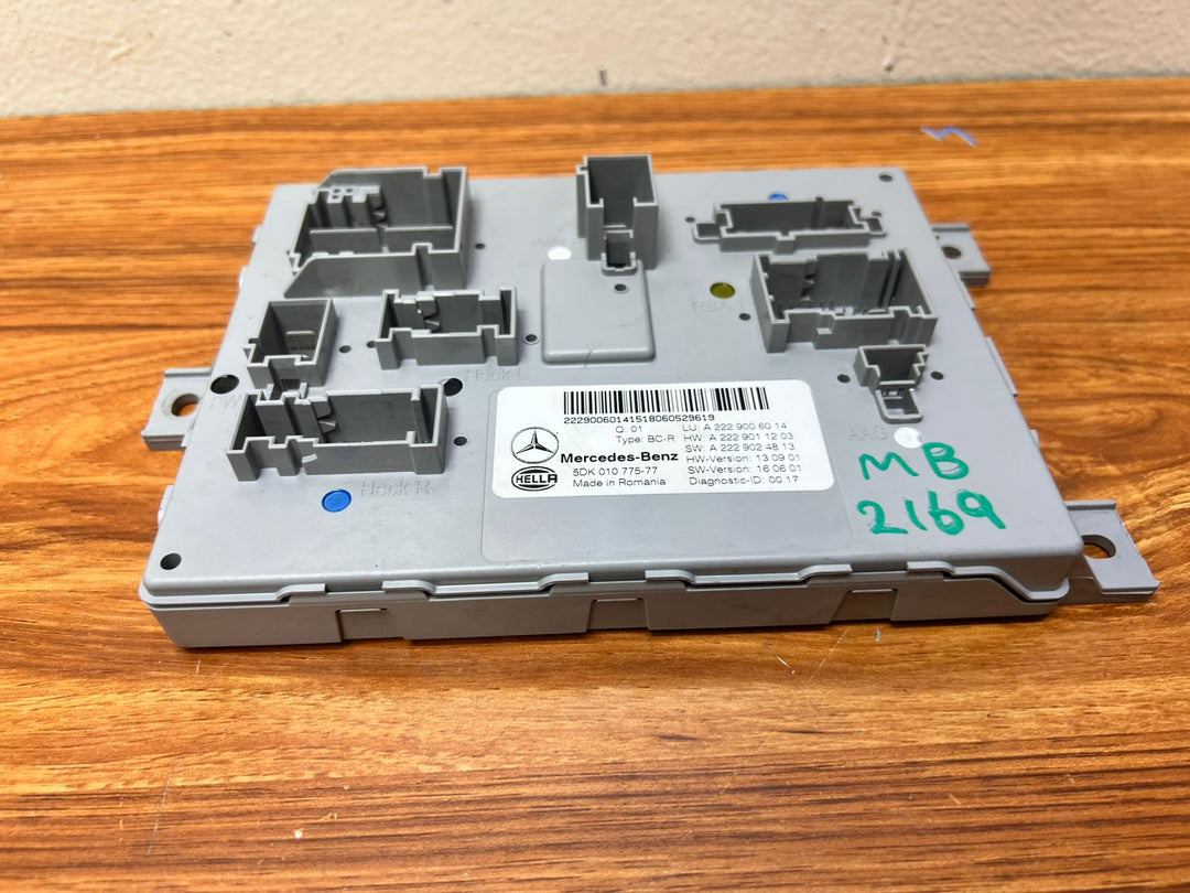 Mercedes-Benz SAM Body Control Module A2229006014 GLC W253 S-Class W222 OEM