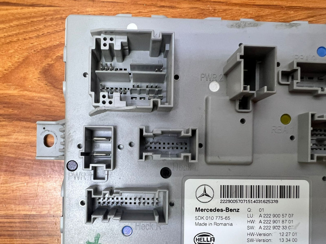 2016-2022 Mercedes-Benz S-Class SAM Body Control Unit A2229005707 W222 OEM
