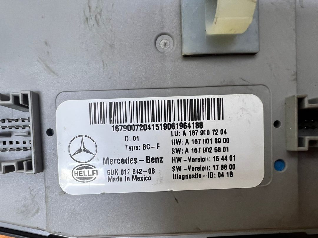 Mercedes-Benz GLE SAM Comfort Control Module A1679007204 W167 GLE OEM