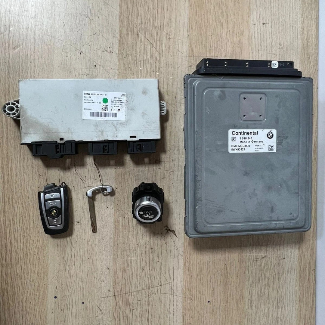 BMW 750Li N63 MSD85.0 Engine Control Unit ECU Complete Set (7598345) – OEM