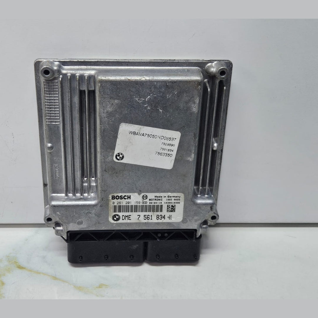 2006 BMW E90 320i N46 Engine Control Unit DME ECU ONLY 7561834 OEM USED