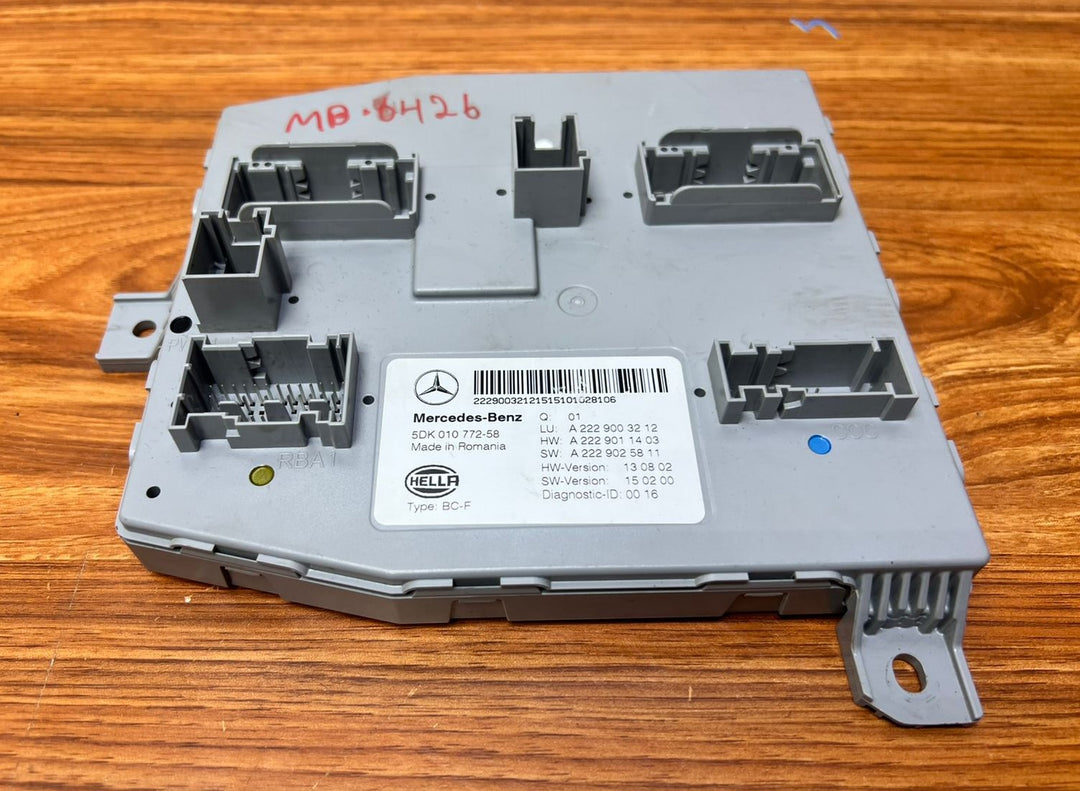 2015-2017 Mercedes-Benz S550 SAM Body Control Unit A2229003212 S-Class W222 OEM