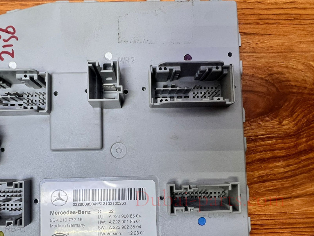 Mercedes-Benz S-Class W222 Front SAM Body Control Unit A2229008504 OEM
