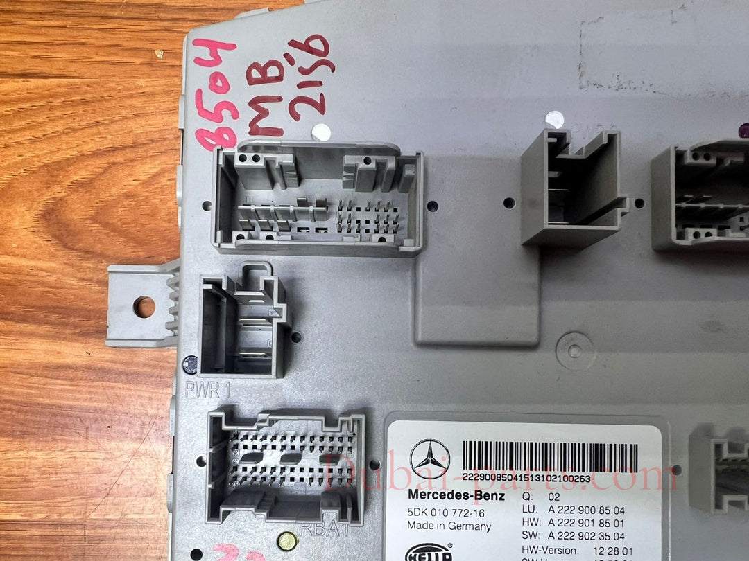 Mercedes-Benz S-Class W222 Front SAM Body Control Unit A2229008504 OEM