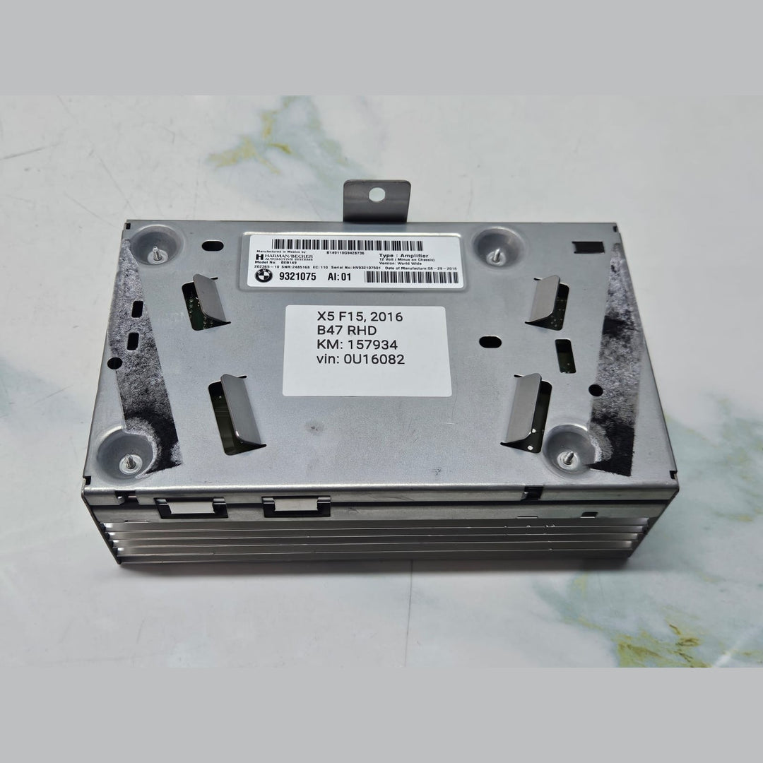 2013-2019 BMW X5 F15 HIFI Audio Amplifier Harman Becker 9321075 OEM USED