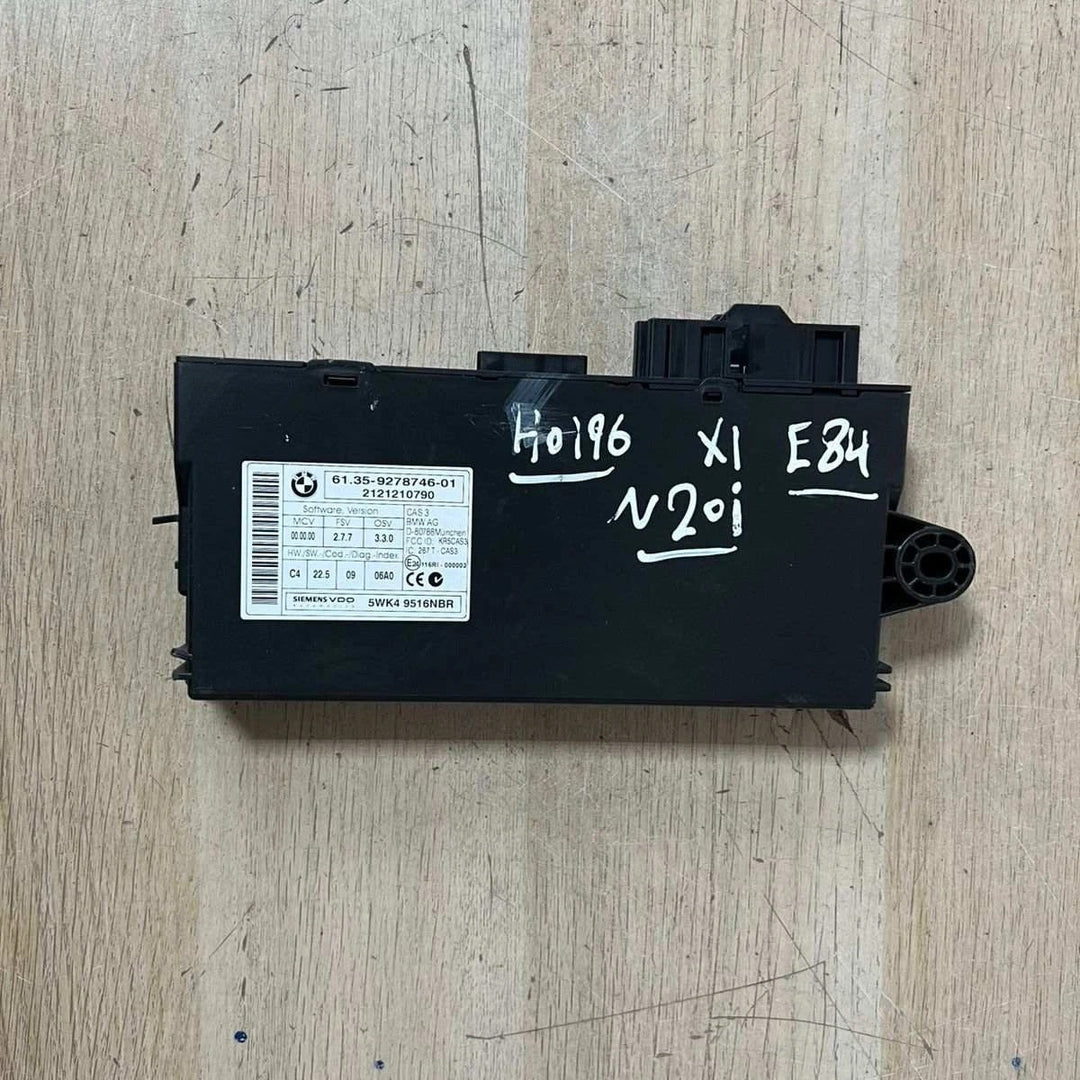 2010–2015 BMW X1 E84 N20 2.0 Turbo Engine Control Unit ECU Set (7639375) – OEM