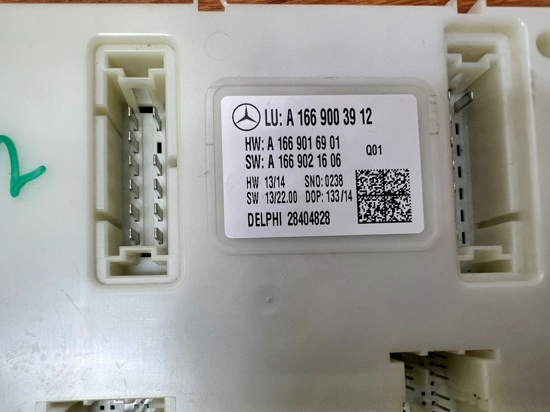2014-2016 Mercedes-Benz GL450 Rear SAM Control Module A1669003912 X166 GL500 GL550 OEM
