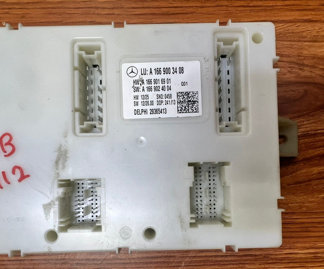 2014 Mercedes-Benz GL450 SAM Signal Activation Control Module A1669003408 GL X166 OEM