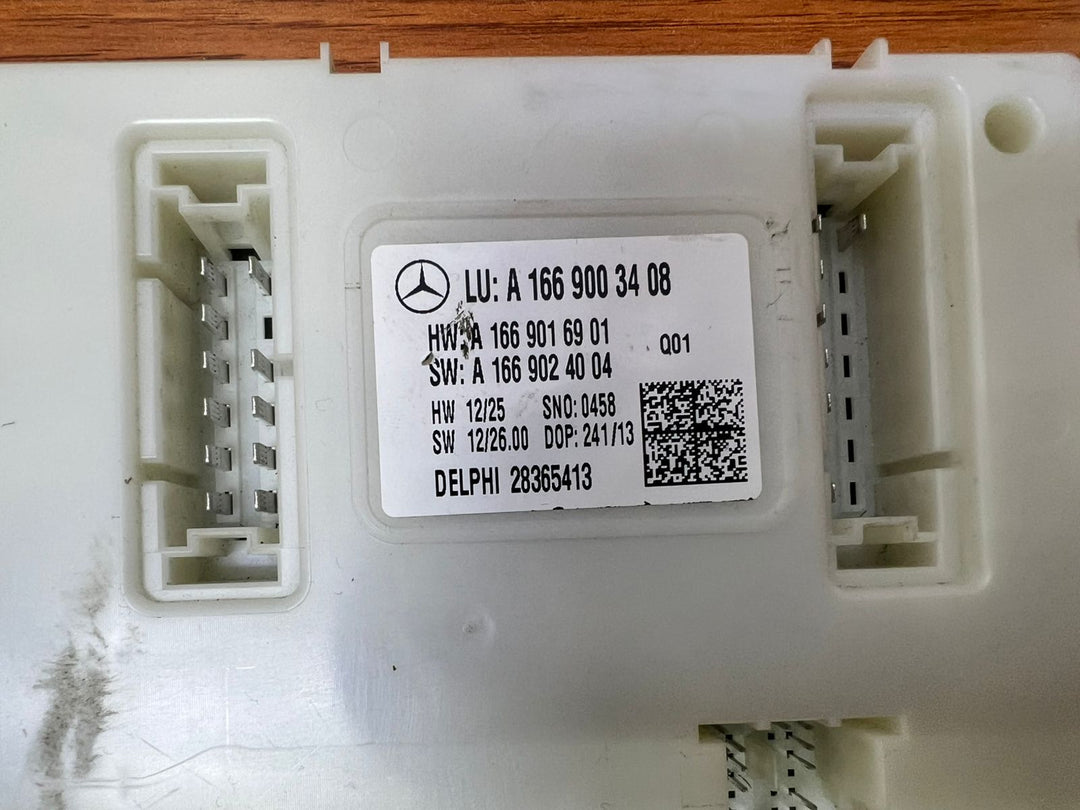 2014 Mercedes-Benz GL450 SAM Signal Activation Control Module A1669003408 GL X166 OEM