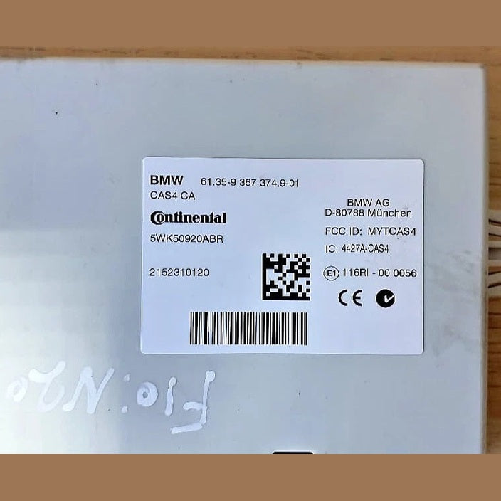 BMW F10 520i LCI N20 Engine Control Unit DME ECU Kit With Key (8639595) – OEM