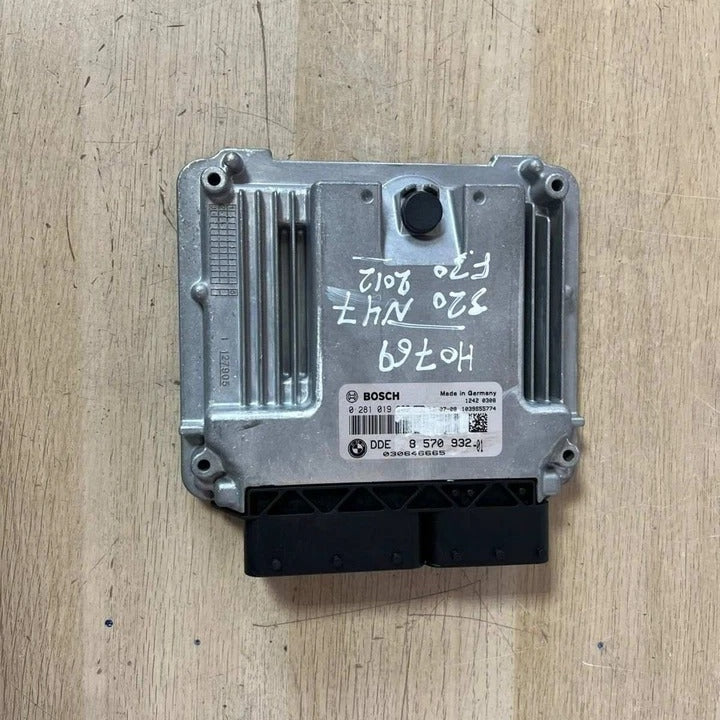 2012 BMW 320i F30 N47D Engine Control Unit Complete Set DDE + FEM + 1 Key (8570932) – OEM