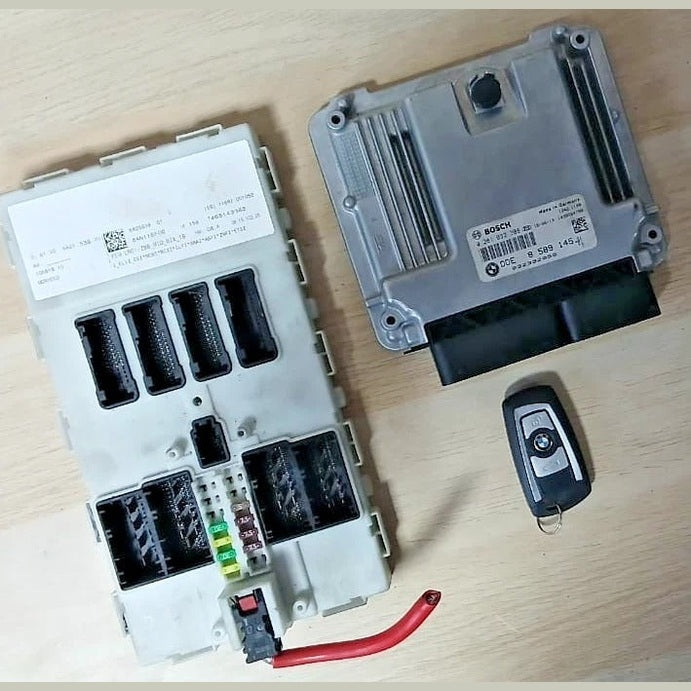 BMW F45 216d B37 Diesel Engine Control Unit ECU Kit DDE + FEM Module + Key (8589145) – OEM Automatic