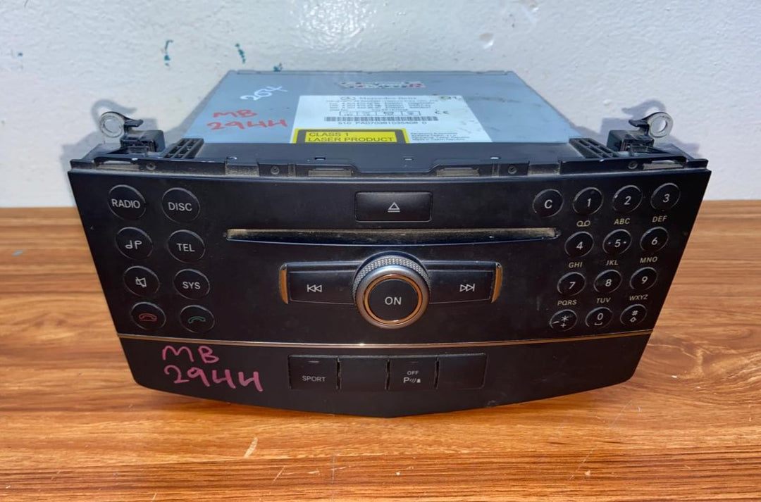 Mercedes-Benz Head Unit CD Player A2048700296 C-Class W204 OEM Radio Audio