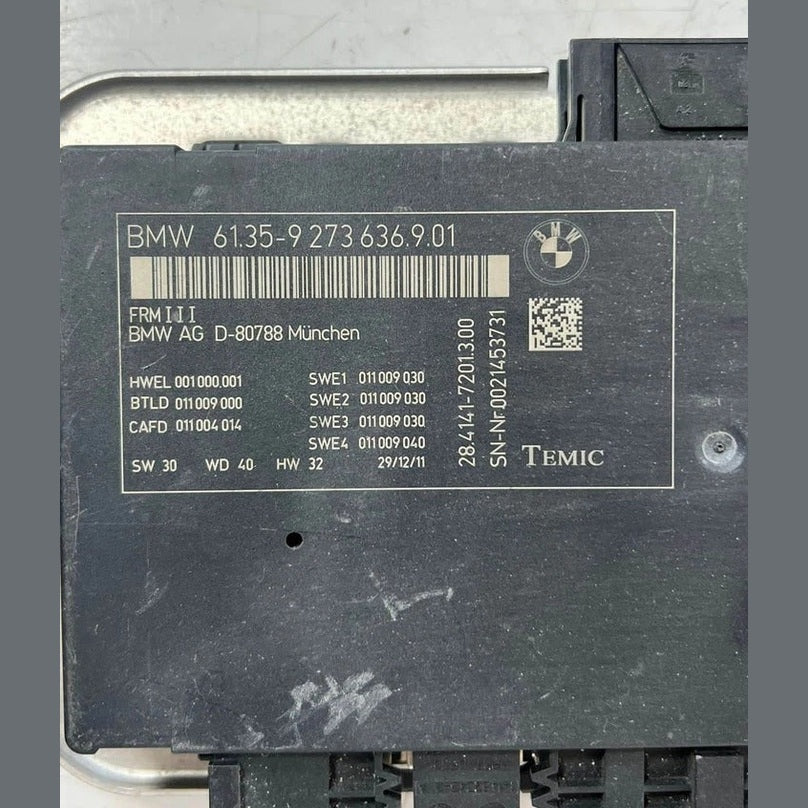 2011–2017 BMW 5 Series 6 Series 7 Series X3 F25 X4 F26 Footwell Module FRM3 (9273636) – OEM