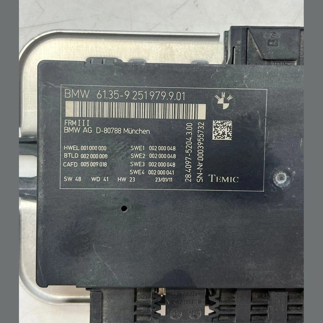 2010–2014 BMW X3 F25 FRM3 Footwell Control Module (9251979) – OEM