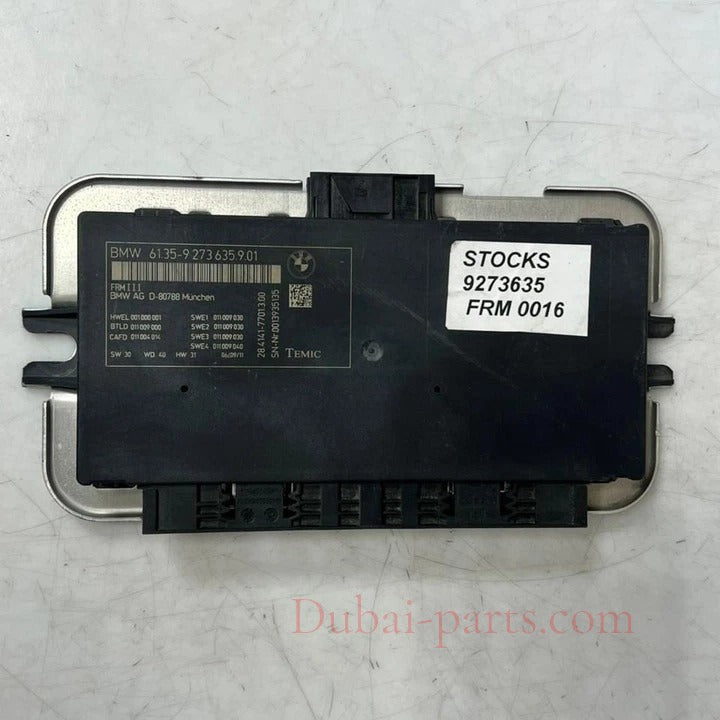 2011–2017 BMW X3 F25 FRM3 Footwell Light Control Module (9273635) – OEM