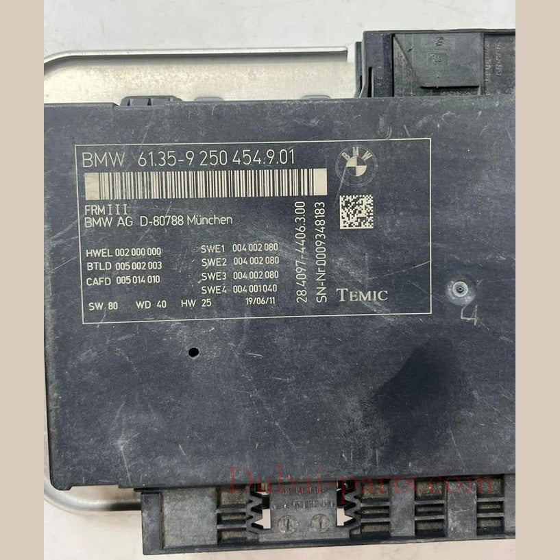 2011–2012 BMW 5 Series F10 F11 FRM3 Footwell Light Control Module (9250454) – OEM