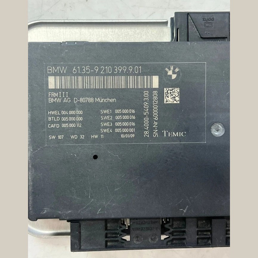2009 BMW 750Li 7 Series FRM3 Footwell Control Module 9210399 OEM