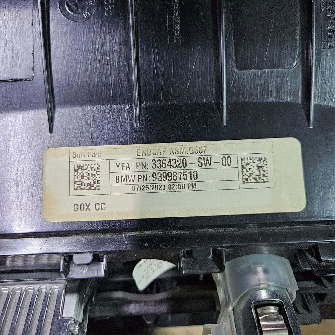 2020 BMW X5 G05 X6 G06 G07 XM Center Console Rear Cover 9399875