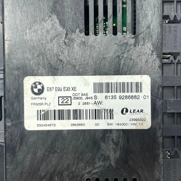 2010–2012 BMW 1 Series E87 / 3 Series E90 E92 E93 / X1 E84 Footwell Light Control Module FRM3 (9286882) – OEM