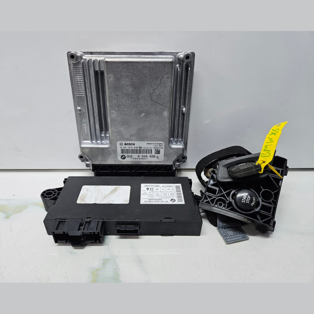 2007-2013 BMW E70 X5 and E92 M57N Engine Control Unit ECU SET 8509036 OEM USED