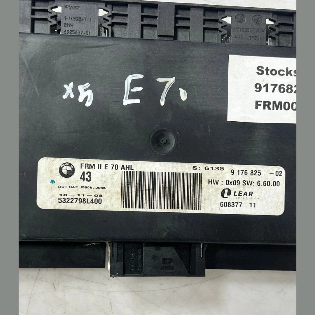 2007–2013 BMW X5 E70 X6 E71 FRM2 Footwell Light Control Module (9176825) – OEM